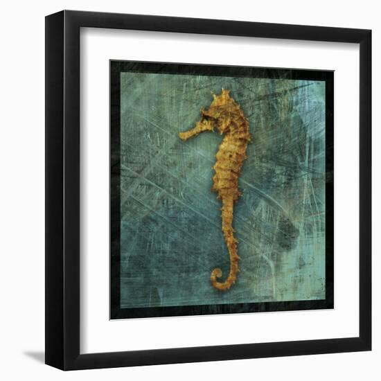 Seahorse-John Golden-Framed Art Print