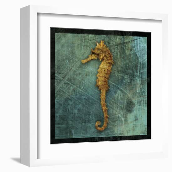 Seahorse-John Golden-Framed Art Print