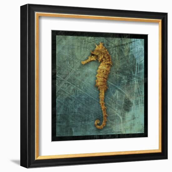 Seahorse-John Golden-Framed Art Print