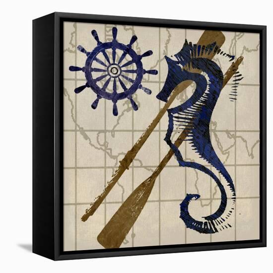 Seahorse-Karen Williams-Framed Premier Image Canvas