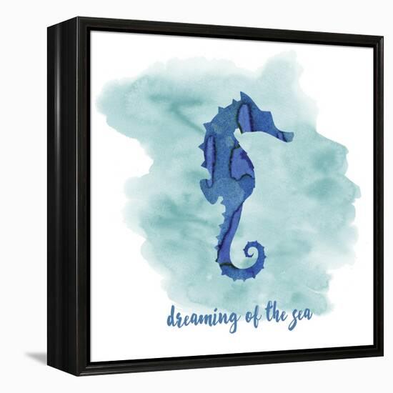 Seahorse-Erin Clark-Framed Premier Image Canvas