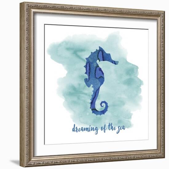 Seahorse-Erin Clark-Framed Giclee Print