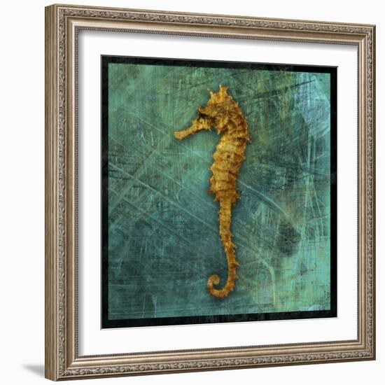 Seahorse-John W Golden-Framed Giclee Print