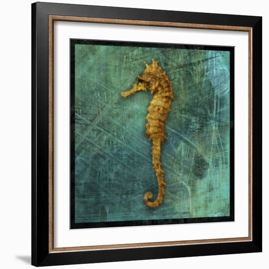 Seahorse-John W Golden-Framed Giclee Print