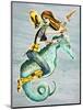 Seahorse-Jami Goddess-Mounted Art Print