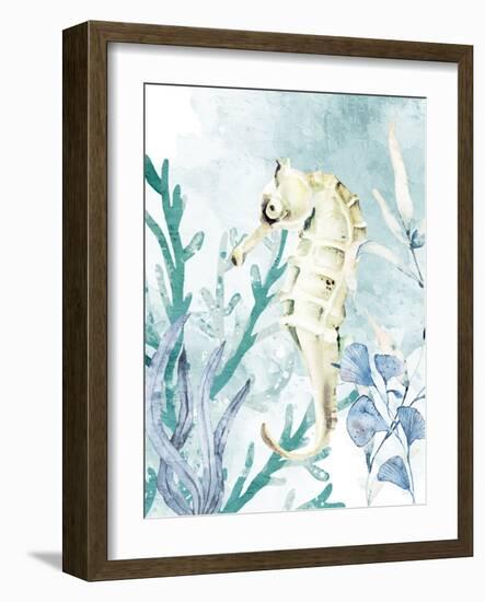 Seahorse-Kimberly Allen-Framed Art Print