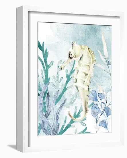 Seahorse-Kimberly Allen-Framed Art Print