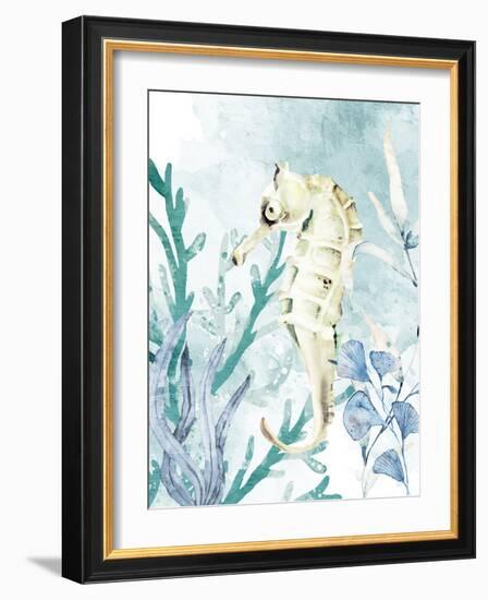 Seahorse-Kimberly Allen-Framed Art Print