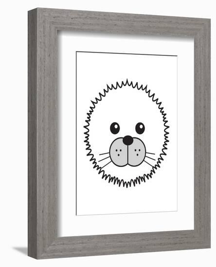Seal - Animaru Cartoon Animal Print-Animaru-Framed Giclee Print