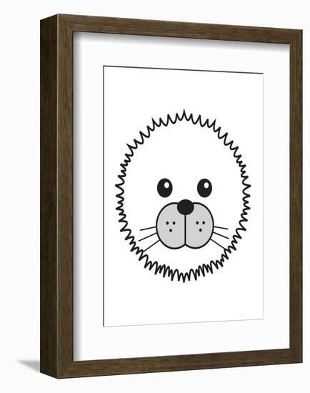 Seal - Animaru Cartoon Animal Print-Animaru-Framed Giclee Print