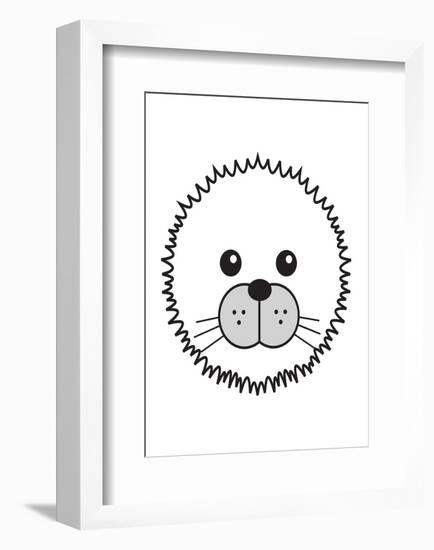 Seal - Animaru Cartoon Animal Print-Animaru-Framed Giclee Print