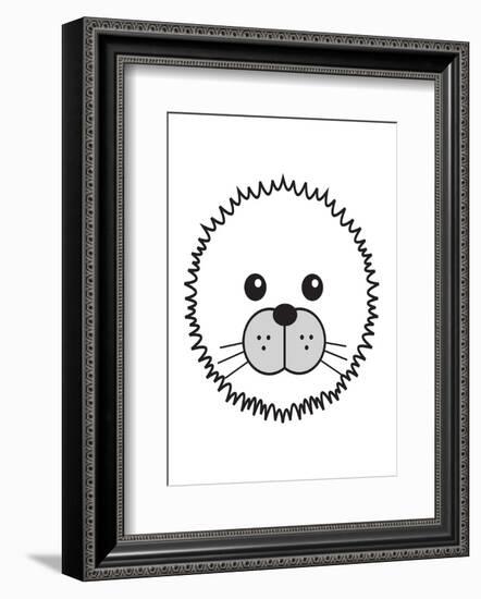 Seal - Animaru Cartoon Animal Print-Animaru-Framed Giclee Print