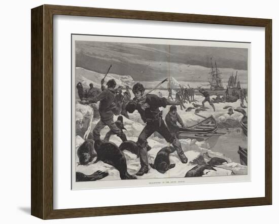 Seal-Hunting in the Arctic Regions-William Heysham Overend-Framed Giclee Print