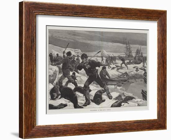 Seal-Hunting in the Arctic Regions-William Heysham Overend-Framed Giclee Print