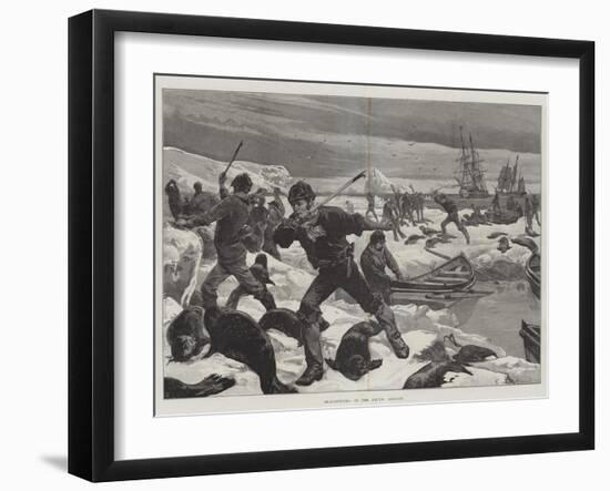 Seal-Hunting in the Arctic Regions-William Heysham Overend-Framed Giclee Print