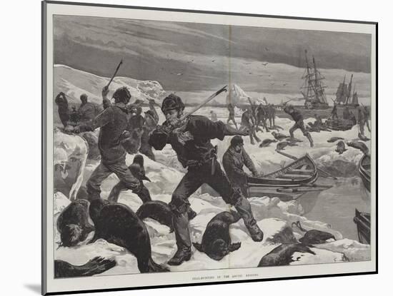 Seal-Hunting in the Arctic Regions-William Heysham Overend-Mounted Giclee Print