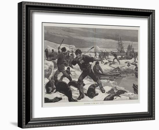 Seal-Hunting in the Arctic Regions-William Heysham Overend-Framed Giclee Print