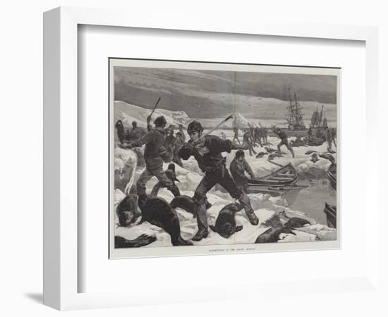 Seal-Hunting in the Arctic Regions-William Heysham Overend-Framed Giclee Print