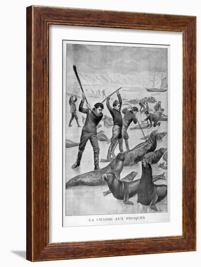 Seal Hunting, Newfoundland, 1902-null-Framed Giclee Print