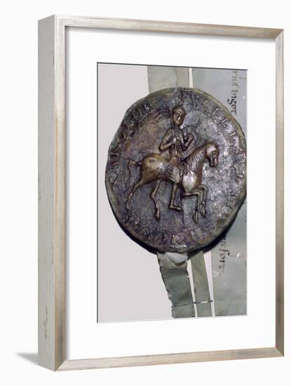 Seal of King William II of England. Artist: Unknown-Unknown-Framed Giclee Print