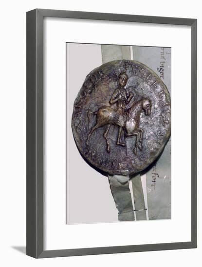 Seal of King William II of England. Artist: Unknown-Unknown-Framed Giclee Print
