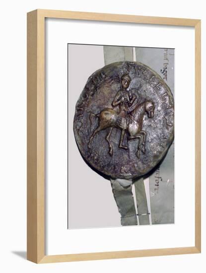 Seal of King William II of England. Artist: Unknown-Unknown-Framed Giclee Print