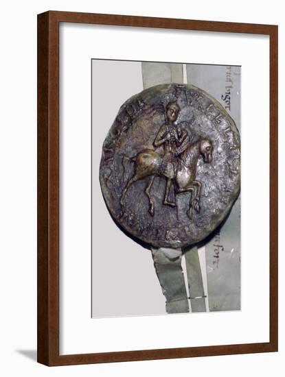 Seal of King William II of England. Artist: Unknown-Unknown-Framed Giclee Print