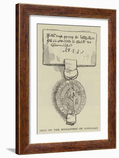 Seal of the Monastery of Longleat-null-Framed Giclee Print