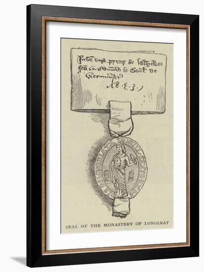 Seal of the Monastery of Longleat-null-Framed Giclee Print