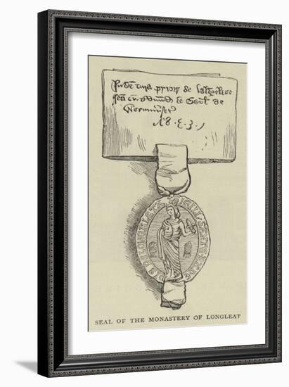 Seal of the Monastery of Longleat-null-Framed Giclee Print