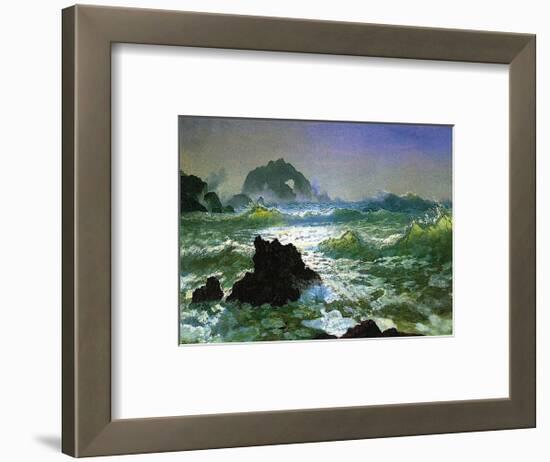 Seal Rock-Albert Bierstadt-Framed Art Print