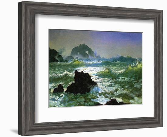 Seal Rock-Albert Bierstadt-Framed Art Print