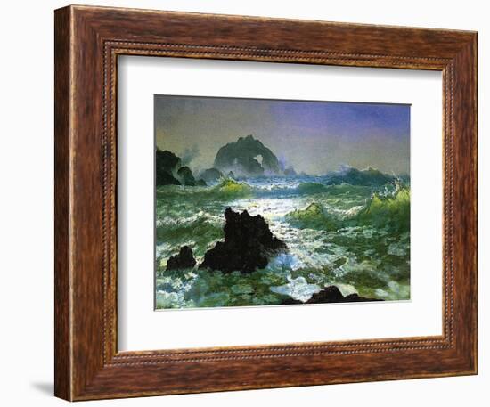 Seal Rock-Albert Bierstadt-Framed Art Print