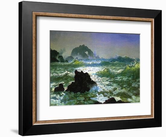 Seal Rock-Albert Bierstadt-Framed Art Print