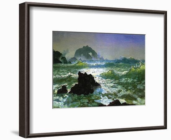 Seal Rock-Albert Bierstadt-Framed Art Print