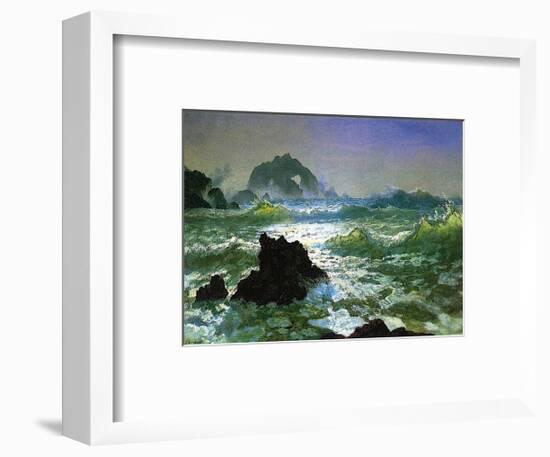 Seal Rock-Albert Bierstadt-Framed Art Print