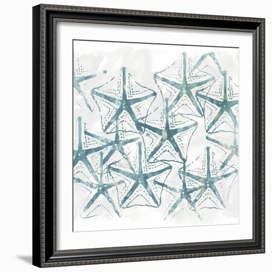 Sealife Batik V-June Vess-Framed Art Print