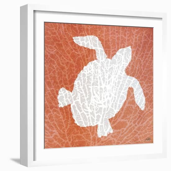 Sealife on Coral III-Julie DeRice-Framed Premium Giclee Print