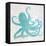 Sealife on Coral V-Julie DeRice-Framed Stretched Canvas