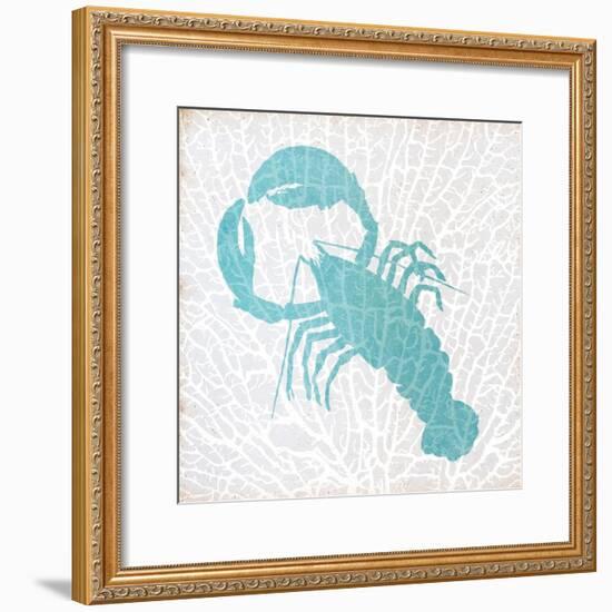 Sealife on Coral VI-Julie DeRice-Framed Premium Giclee Print