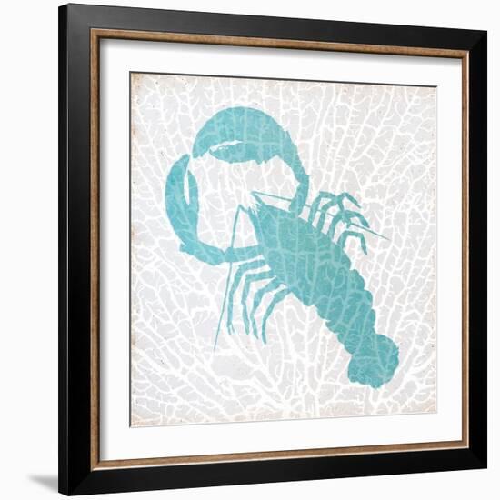 Sealife on Coral VI-Julie DeRice-Framed Premium Giclee Print