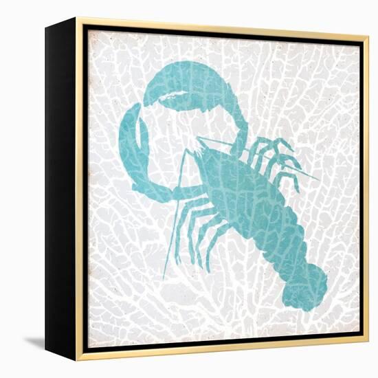 Sealife on Coral VI-Julie DeRice-Framed Stretched Canvas