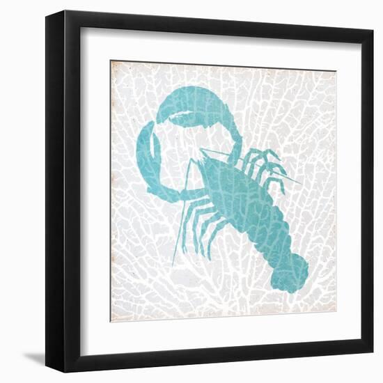 Sealife on Coral VI-Julie DeRice-Framed Art Print