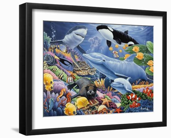 Sealife-Jenny Newland-Framed Giclee Print