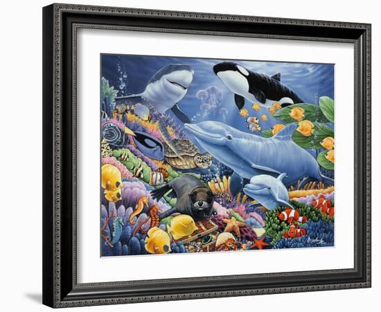 Sealife-Jenny Newland-Framed Giclee Print