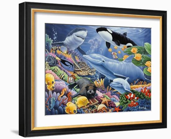 Sealife-Jenny Newland-Framed Giclee Print