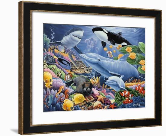 Sealife-Jenny Newland-Framed Giclee Print