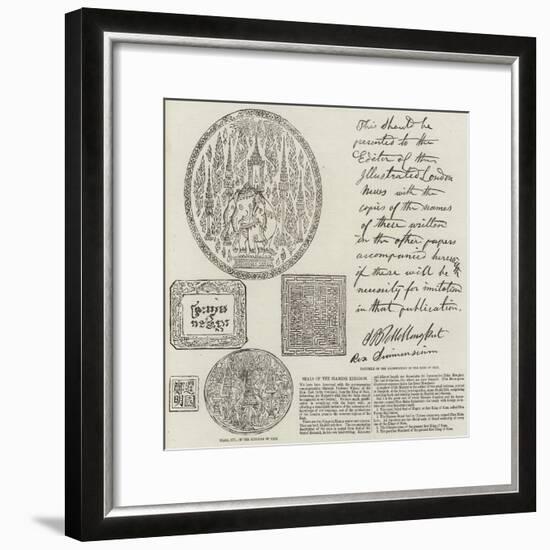 Seals of the Siamese Kingdom-null-Framed Giclee Print