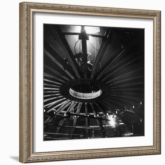 Seam Welding under Arc Lighting-Heinz Zinram-Framed Photographic Print