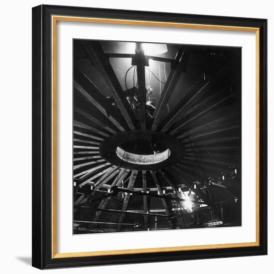 Seam Welding under Arc Lighting-Heinz Zinram-Framed Photographic Print